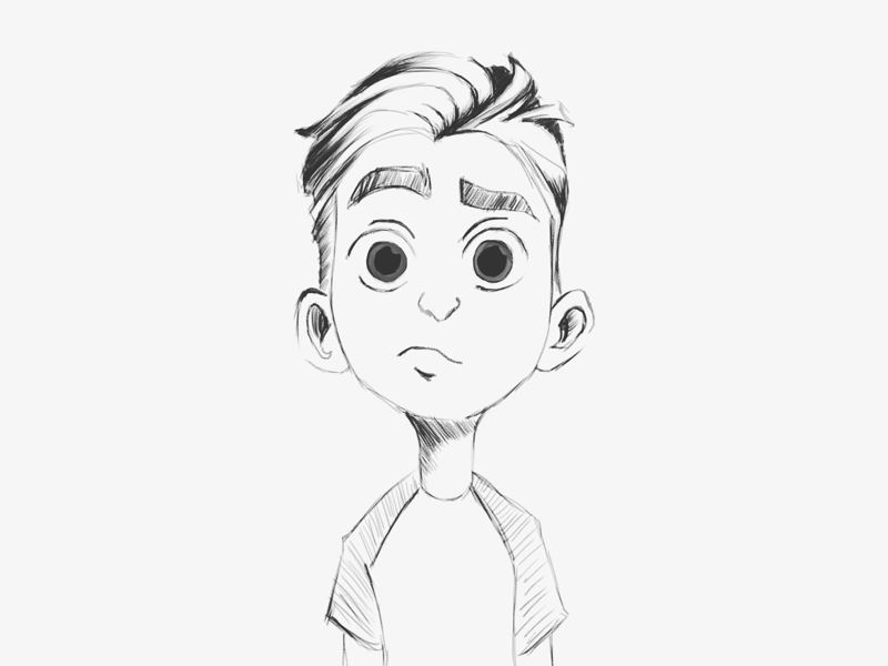 Boy Expression by Nirmal GL on Dribbble