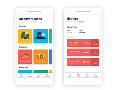 City App city guide cityapp flatdesign icons illustraion interace shapes ui mobile ui pack user inteface userinterfacedesign