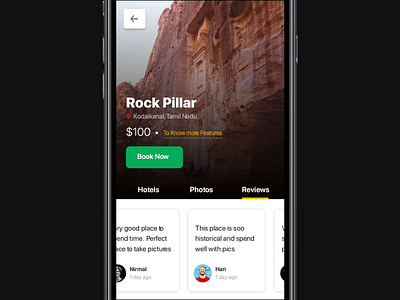 Travel App booking booking app hotels ios ios app mobileapp places travel travelapp ui