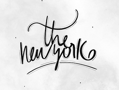 The Newyork calligraphy calligraphy and lettering artist lettering letters procreate text