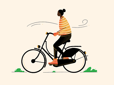 Cycling air character cycle cycling illustration travel vechicle