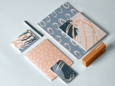 Abstract Ovals - Stationery Surface Design