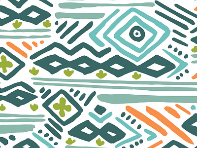 Tribal Elements | Seamless Pattern