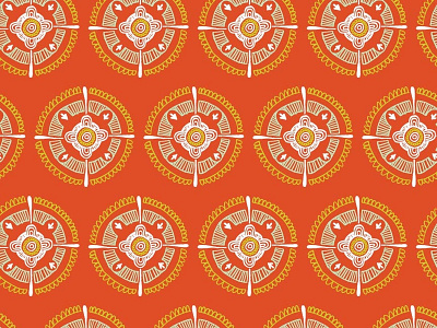 Geometric Circular Patterns No. 4 | Seamless Pattern