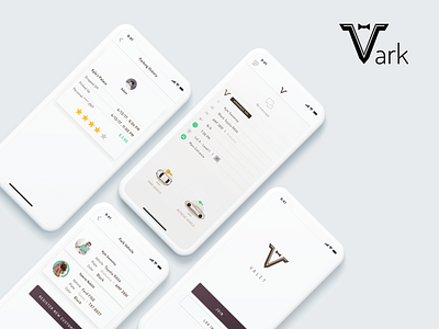 Vark Mockup app branding design mobile mockup ui