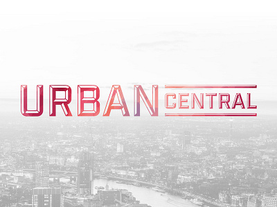 Urban Central campaign city logo urban