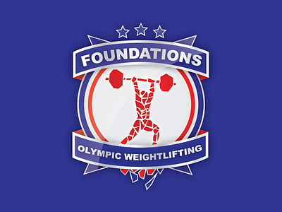Foundations Weightlifting badge foundations logo olympic sports uk weightlifting