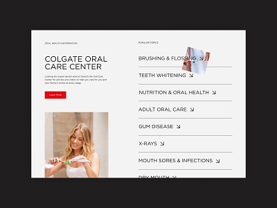 Colgate — website redesign