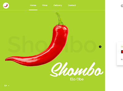 Shombo web Ui design web web site web ui design webdesign