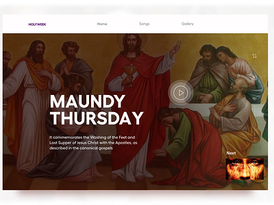 Maundy Thursday 2020