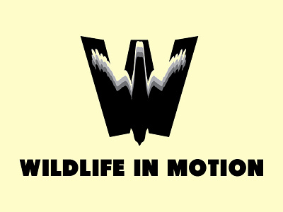 Wildlife In Motion Logo animal bird conservation falcon film flight prey raptor video