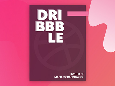 .001.3 Hello Dribbble! hello dribbble hello dribble hello world poster ui ux