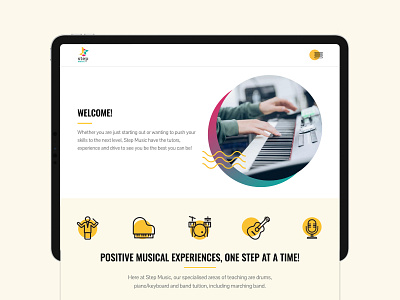 Step Music Website