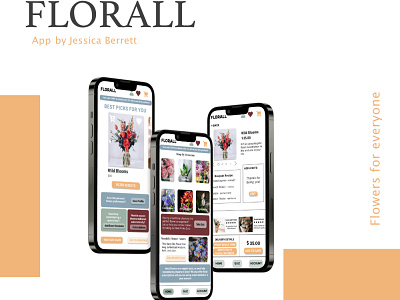 UX Case Study for Floral Catalog Concept app case study design ecommerce figma floral app floral catalog mobile app quiz feature shopping app ux ux research