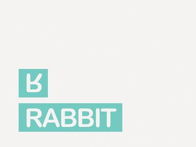 Rabbit Magazine branding logo magazine minimal