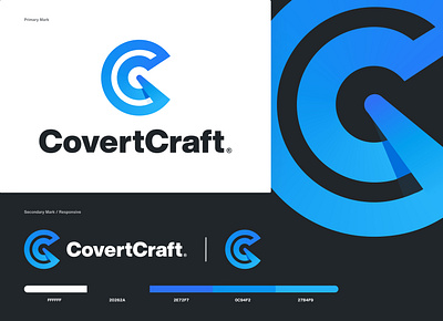CovertCraft brand branding design identity illustration logo typography ui vector web website