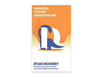 Dinosaur Business Card