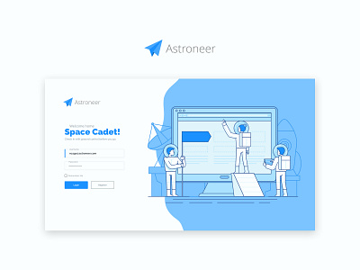 Astroneer - Login Screen