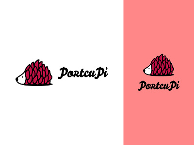PortcuPi brand branding design icon identity illustration logo typography web website