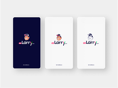 Con Larry.com app art branding design. illustration illustration art director design logo movil ui ux visual design visual identity