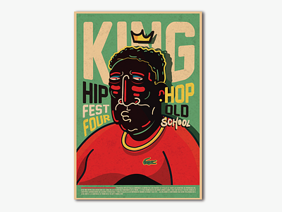 Mr King hip hop old school art arts branding creative design design. graffiti digital graffitti graphic graphicdesign illustratiom illustration illustration art director design lettering logo typography vector