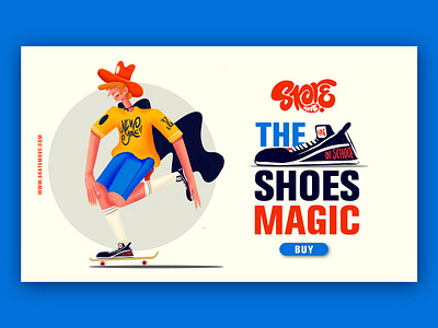 The Magic Shoes Skate Move adobe app arts branding creative design design. graphicdesign icon illustratiom illustration illustration art director design lettering logo typography ui ux vector web website