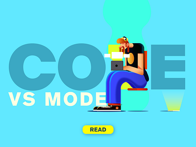 Code Vs Mode app art arts branding creative design design. graphic graphicdesign icon illustratiom illustration illustration art director design lettering logo ui ux vector web website