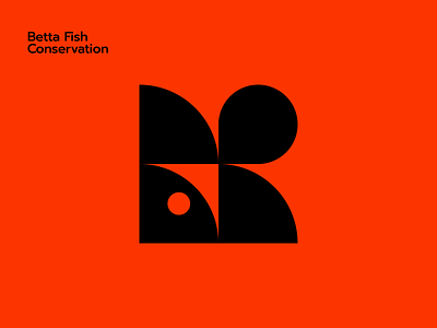 Betta Fish Conservation brand branding logo logo design ui vector