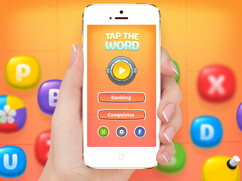 iOS Game ios game word play letter facebook store config tap hand app store itunes