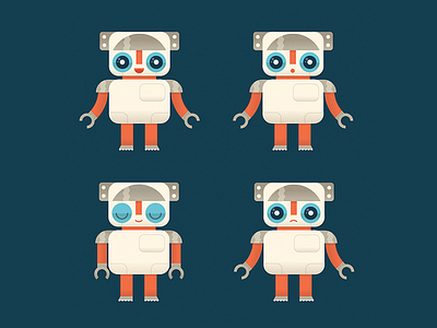 Robot Character character grain illustration robot vector