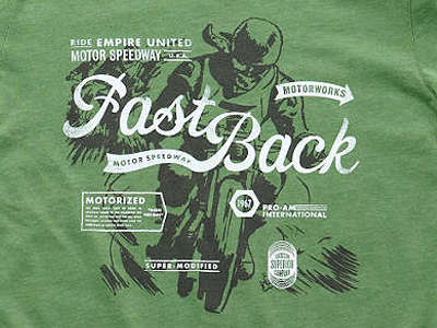 Fast Back green motorcycle