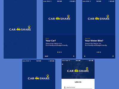 Mobile App - Car Sharing