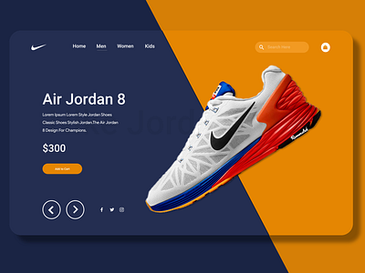 Creative Shoes Landing Page