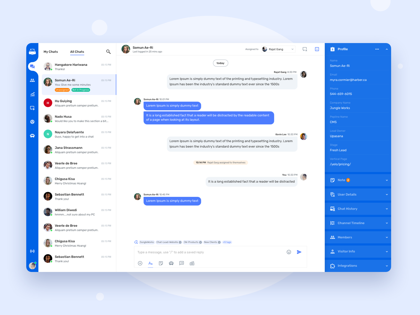 Hippo - Live Chat Support System by Hoang on Dribbble