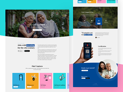 Care Campus Landing Page