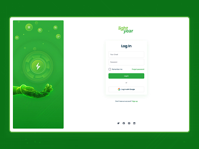 LYD Login Screen Animation animation card documents green login motion graphics sign in ui website
