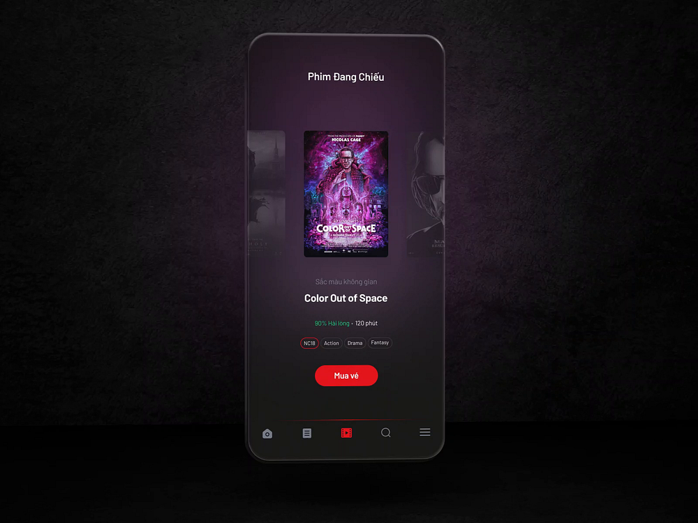 Moveek - Tickets for 5 Million Movie Fans by Hoang on Dribbble