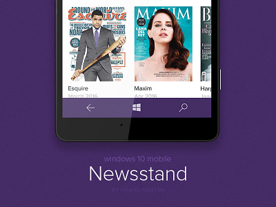 Windows 10 Newsstand