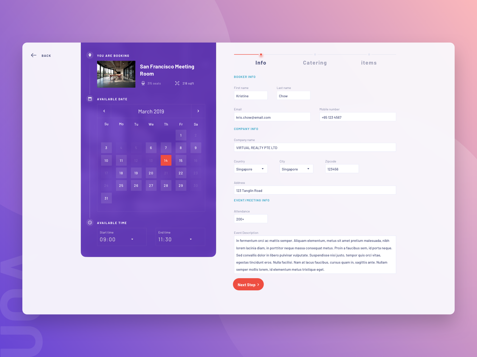 Booking Flow By Hoang On Dribbble