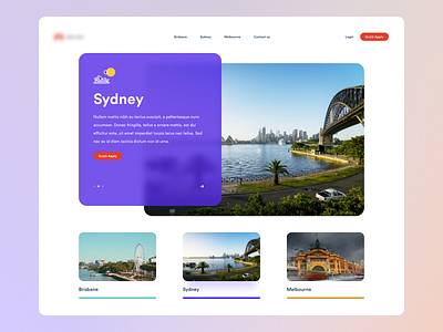 Landing Page Concept concept concept design landingpage landingpagedesign sketch sysney ui ux website