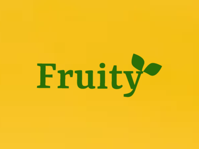 A fruit shop logo