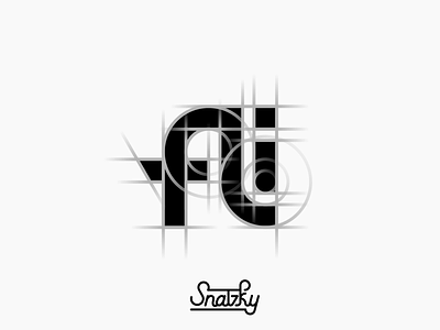 FLI GRID adobe brand branding design flat grid icon identity illustrator logo logos simple