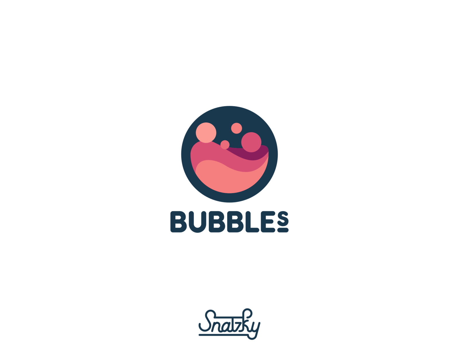 Bubbles Logo by Snatzky on Dribbble