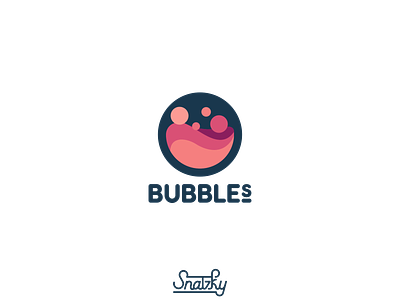 Bubbles Logo adobe branding bubble colors flat graphic icon identity illustration illustrator logo logos
