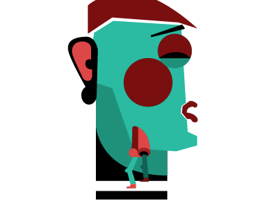 Walking nose illness walking nose sickness illustration vector