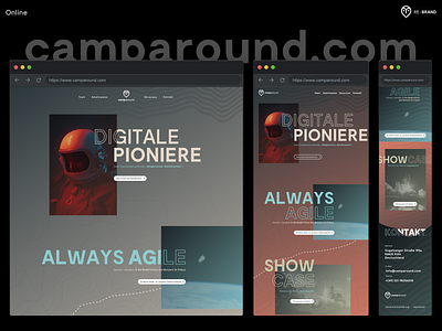 Relaunch Agency Website agency agile astronaut relaunch responsive space web