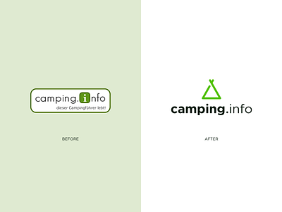 Camping.info Logo Relaunch camping camping.info rebranding relaunch