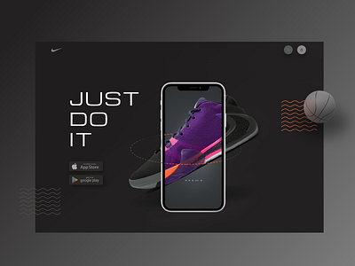 Shoes App app design design graphic design nike nike air shoes store ui ui present ux web design