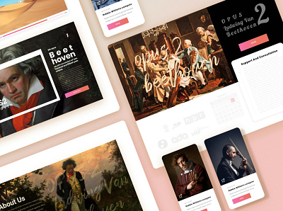 Music Festival design graphic design landing ui ui present ux web design