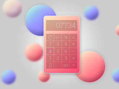 Daily UI #004 Calculator